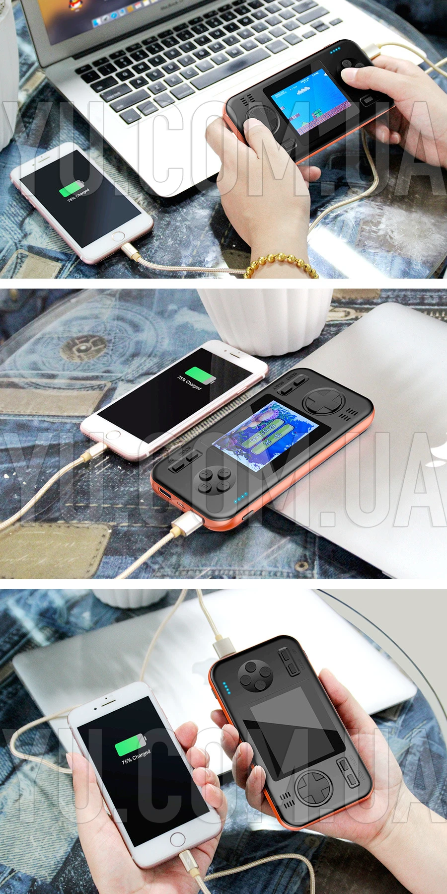 Ретро ігрова приставка + Power Bank 2в1 SUP G-416 8000 мАг 416 ігор Ретро ігрова приставка + Power Bank 2в1 SUP G-416 8000 мАг 416 ігор