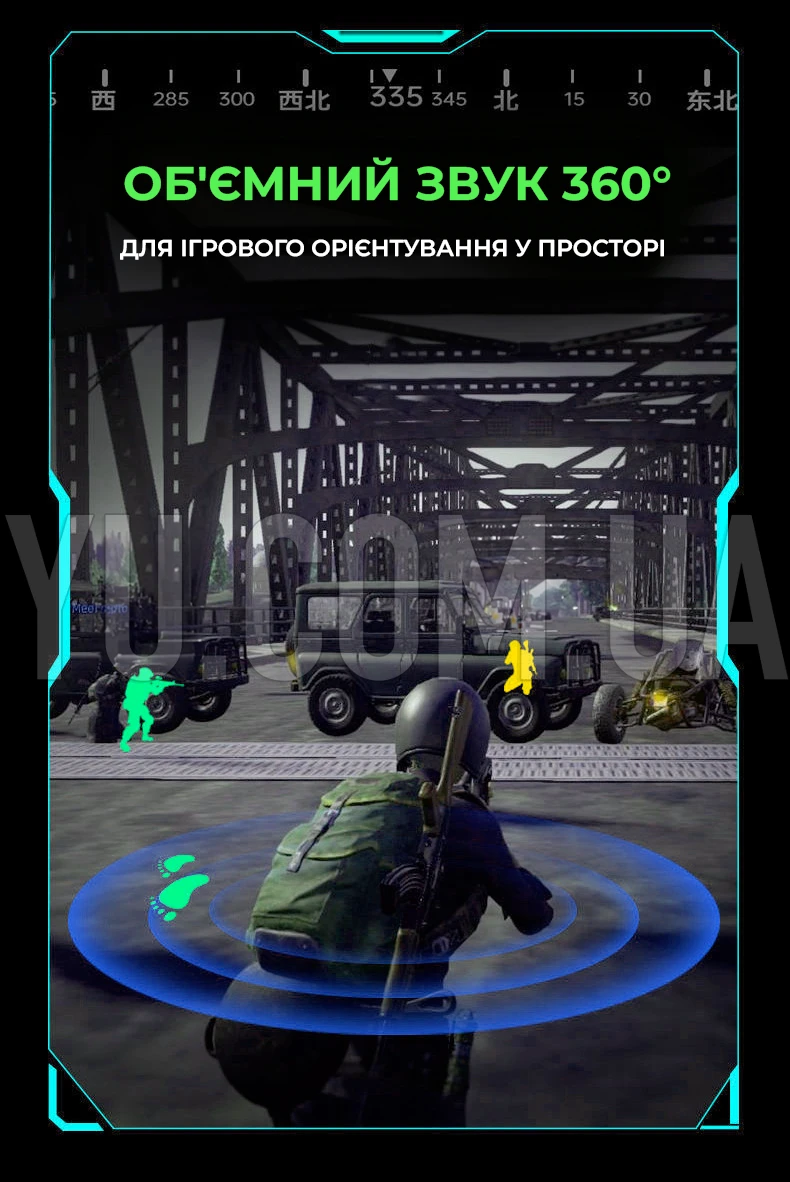 Iгрові бездротові навушники G11 Bluetooth 5.0
