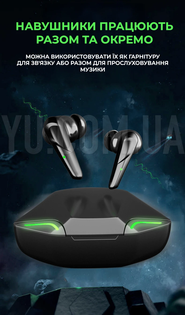 Iгрові бездротові навушники G11 Bluetooth 5.0