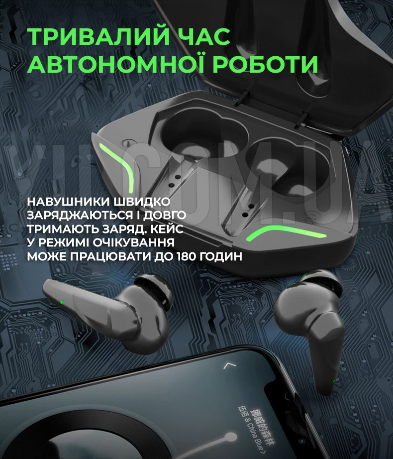 Iгрові бездротові навушники G11 Bluetooth 5.0