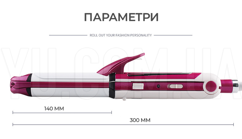 Стайлер для волосся плойка праска гофре 3 в 1 Gemei GM-1958 Стайлер для волосся плойка праска гофре 3 в 1 Gemei GM-1958