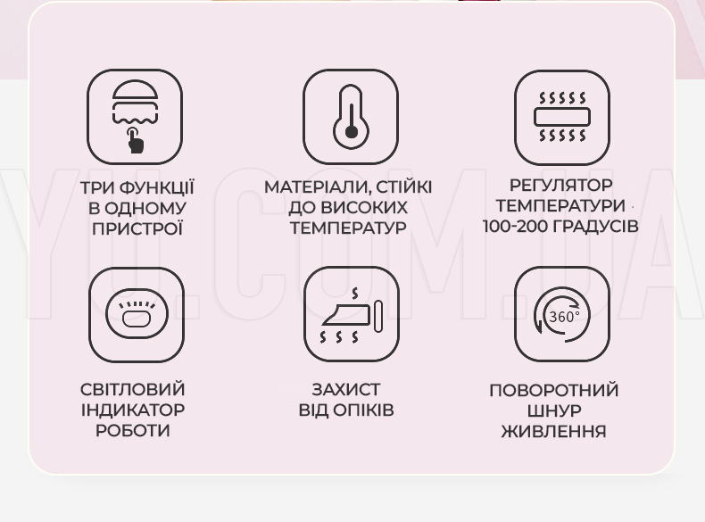 Стайлер для волосся плойка праска гофре 3 в 1 Gemei GM-1958 Стайлер для волосся плойка праска гофре 3 в 1 Gemei GM-1958