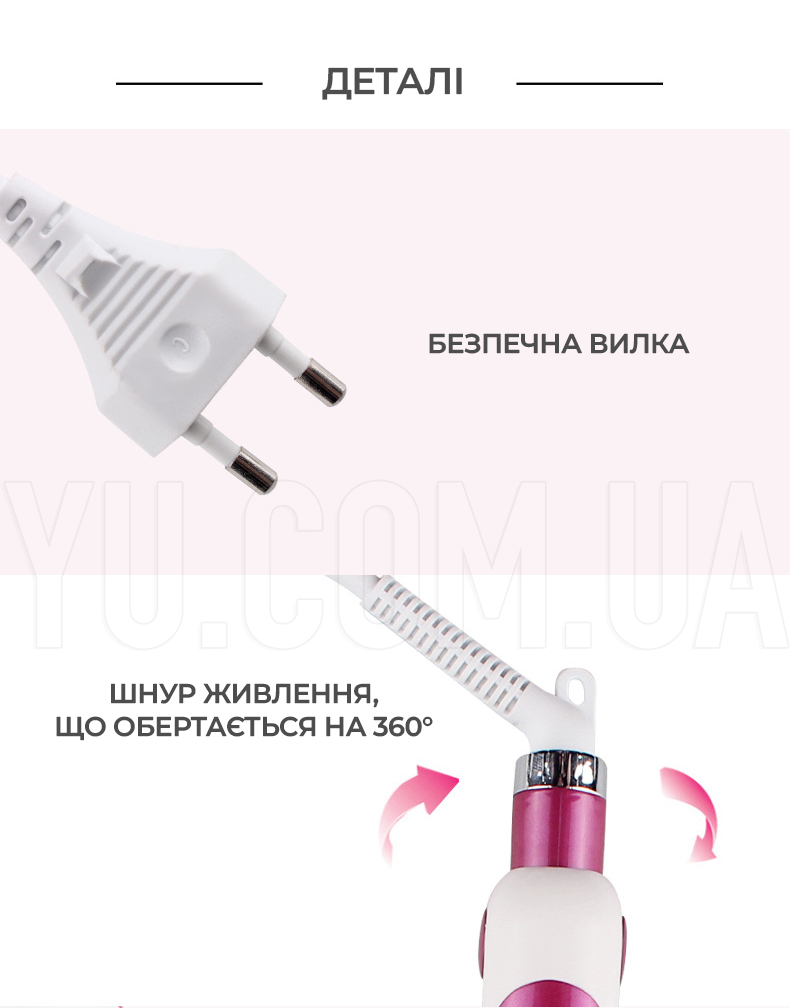 Стайлер для волосся плойка праска гофре 3 в 1 Gemei GM-1958 Стайлер для волосся плойка праска гофре 3 в 1 Gemei GM-1958