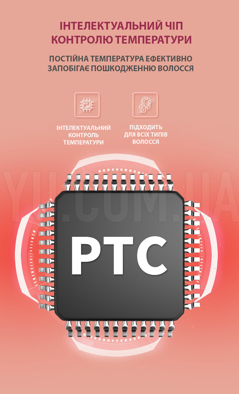 Випрямляч для волосся Gemei GM-2823 керамічний з терморегулятором Випрямляч для волосся Gemei GM-2823 керамічний з терморегулятором