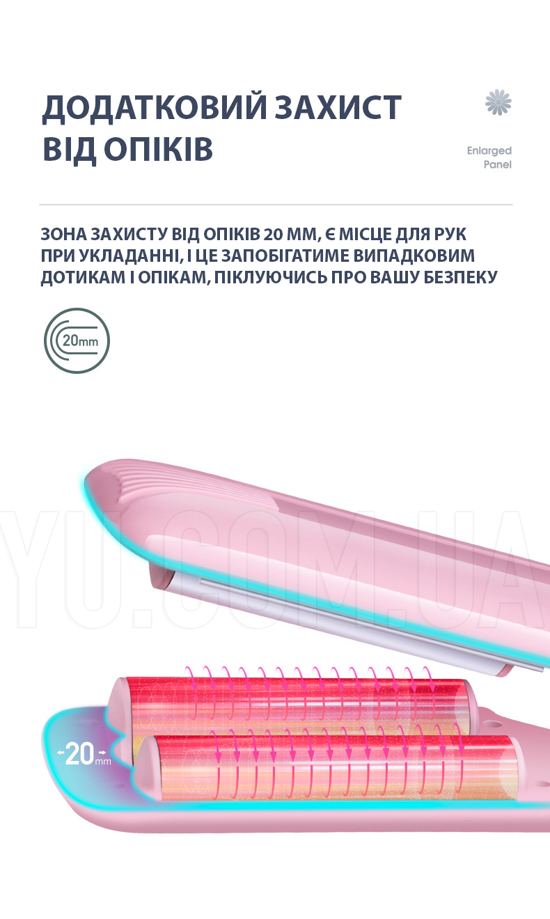 Плойка на три хвилі Gemei GM-2831 потрійна керамічна Плойка на три хвилі Gemei GM-2831 потрійна керамічна