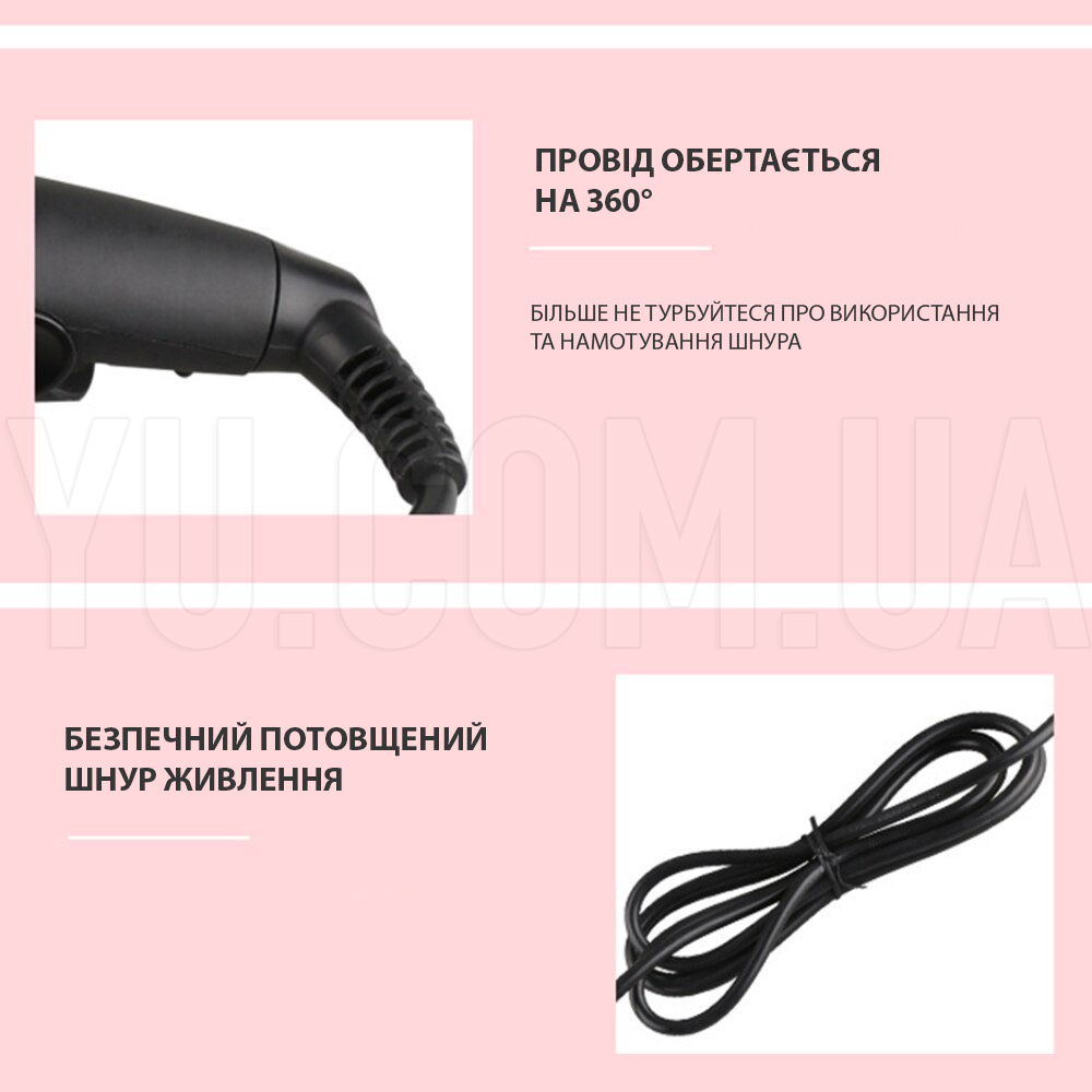 Плойка випрямляч для волосся Gemei GM-2955 праска з керамічним покриттям Плойка випрямляч для волосся Gemei GM-2955 праска з керамічним покриттям