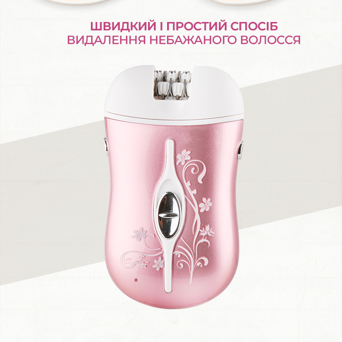 Жіноча електробритва епілятор Gemei GM-3055 3 в 1 для бікіні ніг епілятор з насадкою для гоління Жіноча електробритва епілятор Gemei GM-3055 3 в 1 для бікіні ніг епілятор з насадкою для гоління