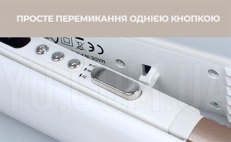 Стайлер плойка для волосся праска та гофре з регулюванням 2в1 Gemei GM-402