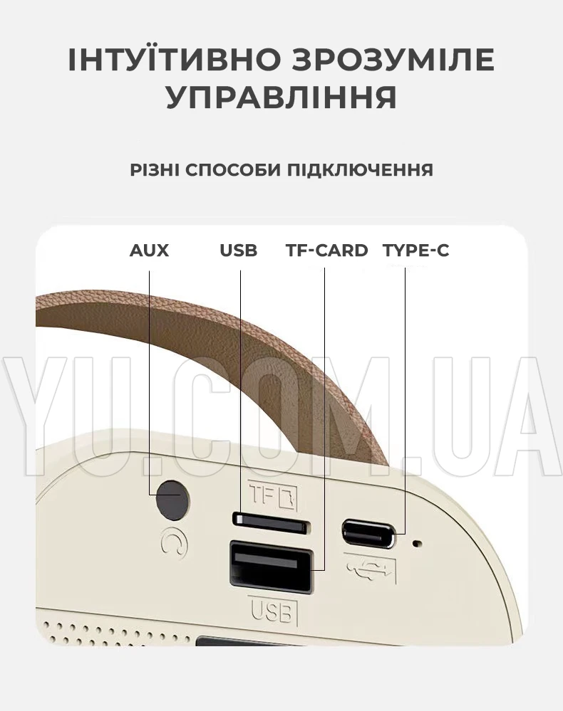 Портативна Bluetooth колонка з 2 мікрофонами K12 бездротове міні караоке з RGB підсвічуванням Портативна Bluetooth колонка з 2 мікрофонами K12 бездротове міні караоке з RGB підсвічуванням