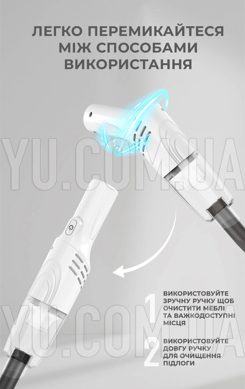 Беспроводной вакуумный пылесос для сухой и влажной уборки K3D