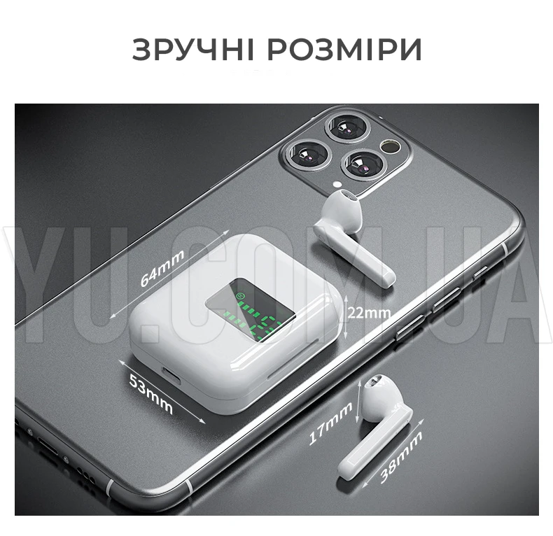 Бездротові Bluetooth навушники із зарядним кейсом L12 TWS Bluetooth 5.0 із сенсорним керуванням Бездротові Bluetooth навушники із зарядним кейсом L12 TWS Bluetooth 5.0 із сенсорним керуванням