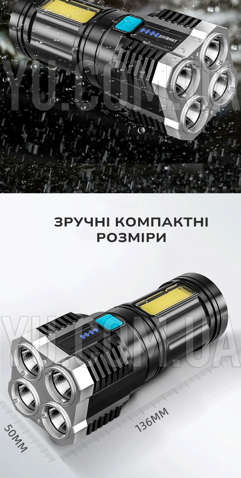Ліхтарик ручний світлодіодний LF-S03 Ліхтарик ручний світлодіодний LF-S03