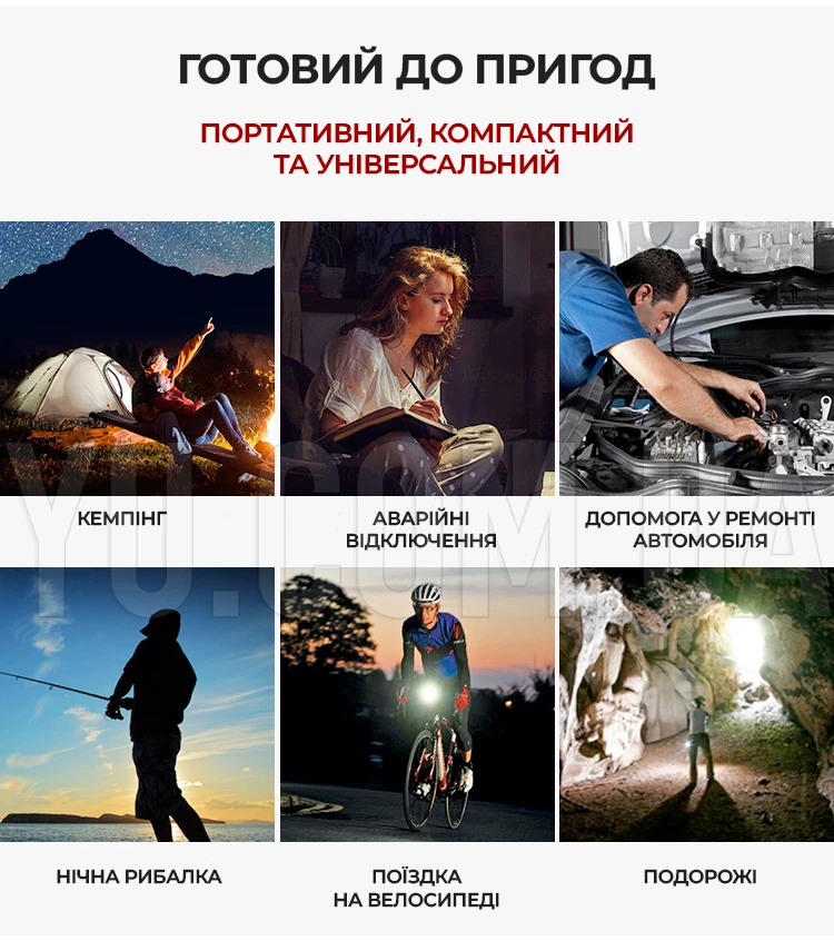 Автономний переносний прожектор 20w COB+1W+Power Bank LL-802 Автономний переносний прожектор 20w COB+1W+Power Bank LL-802
