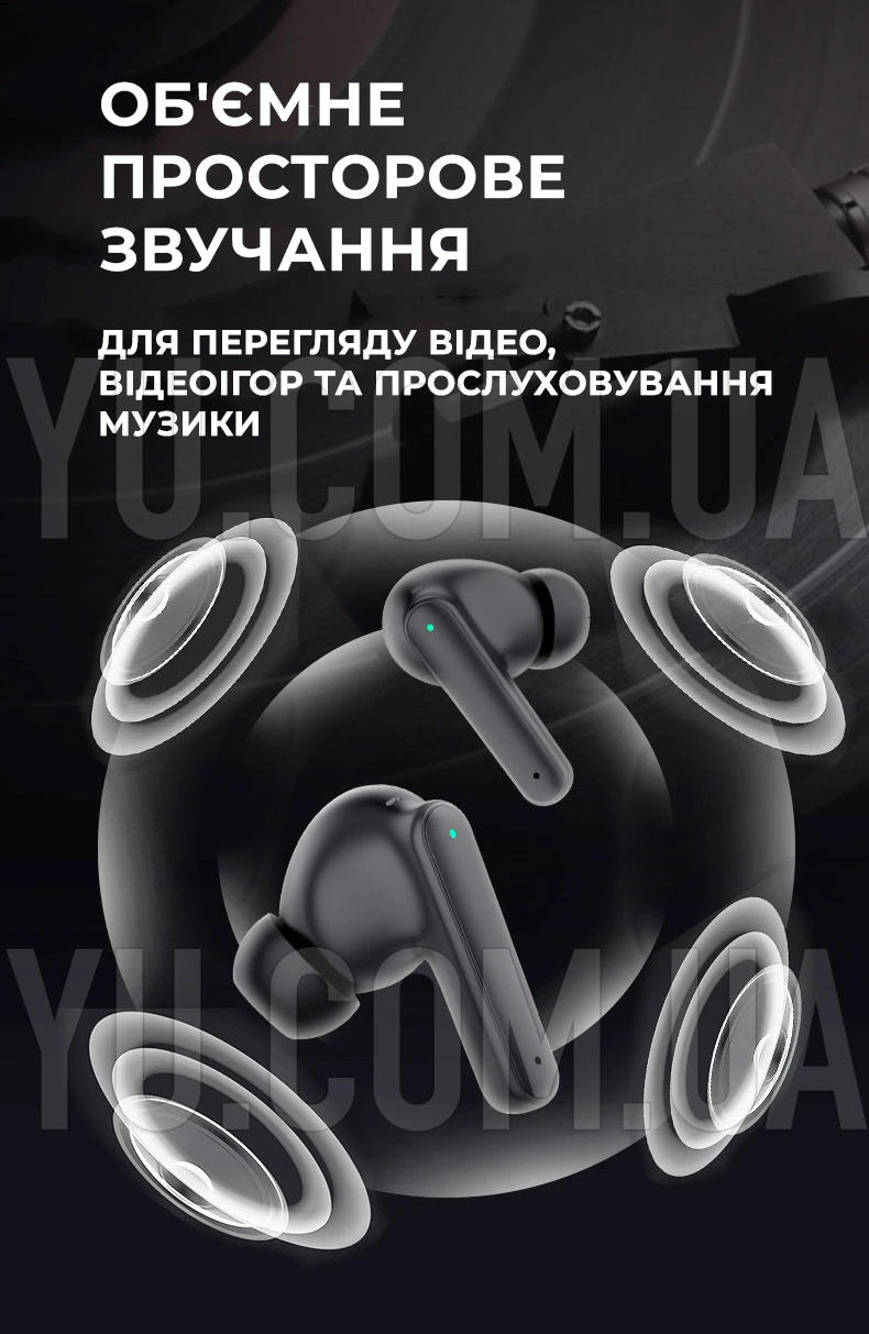 Наушники-вкладыши Bluetooth TWS LS-19 с зарядным кейсом и шумоподавлением Наушники-вкладыши Bluetooth TWS LS-19 с зарядным кейсом и шумоподавлением