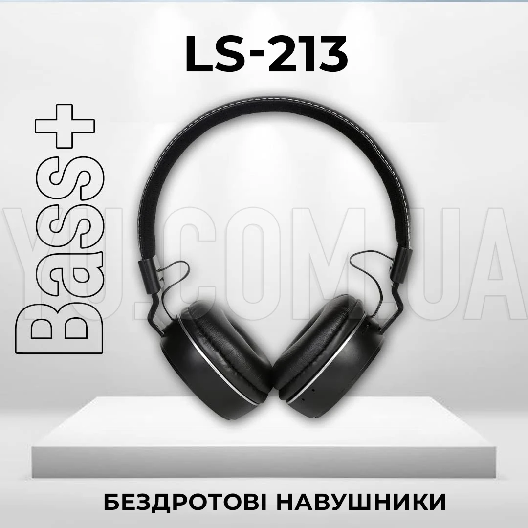 Наушники беспроводные накладные Bluetooth LS-213 Наушники беспроводные накладные Bluetooth LS-213