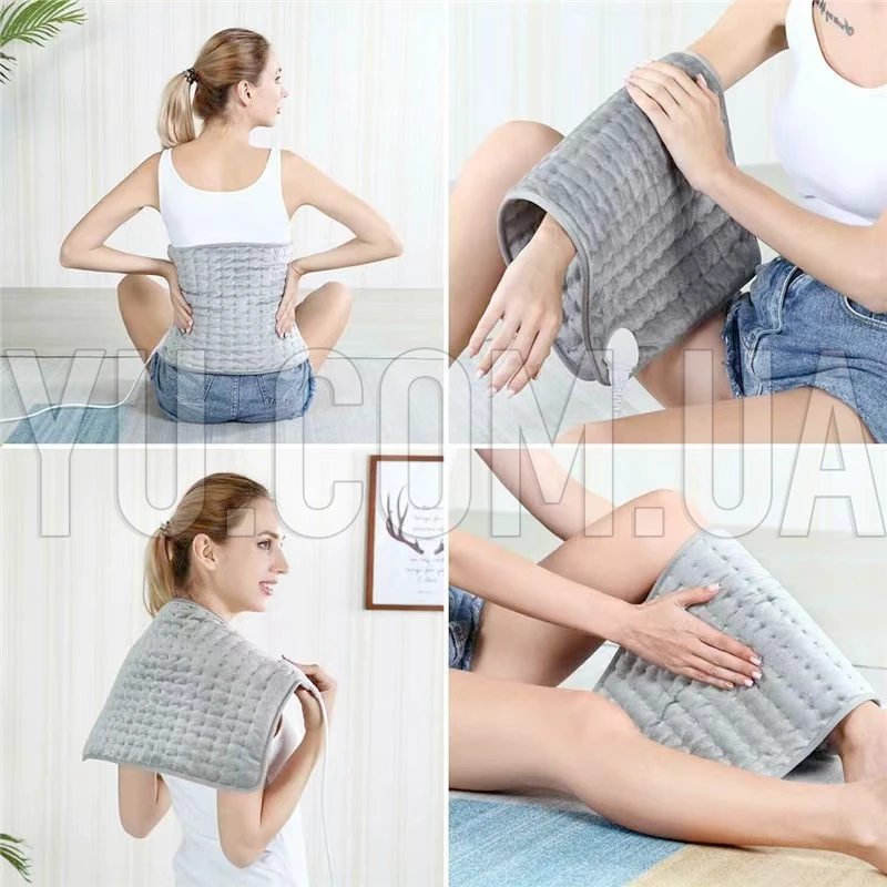 Массажная подстилка MASSAGING WEIGHTED HEATING PAD LY66 (W65) флисовая электрогрелка Массажная подстилка MASSAGING WEIGHTED HEATING PAD LY66 (W65) флисовая электрогрелка