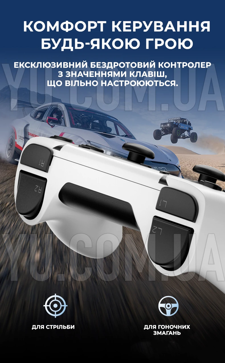 Ігрова приставка консоль M8PRO 2,4G з двома джойстиками бездротова приставка з ретро-іграми Ігрова приставка консоль M8PRO 2,4G з двома джойстиками бездротова приставка з ретро-іграми