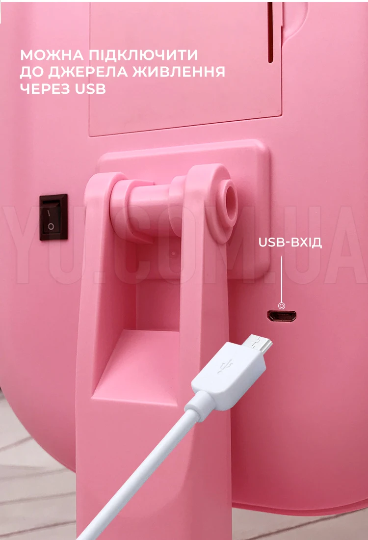 Дзеркало настільне для макіяжу з LED-підсвічуванням 20 світлодіодів MA-16