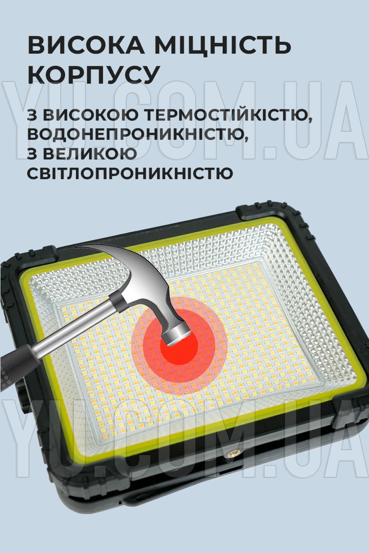 Прямоугольная LED лампа с аккумулятором для фотостудии MM600 водостойкая