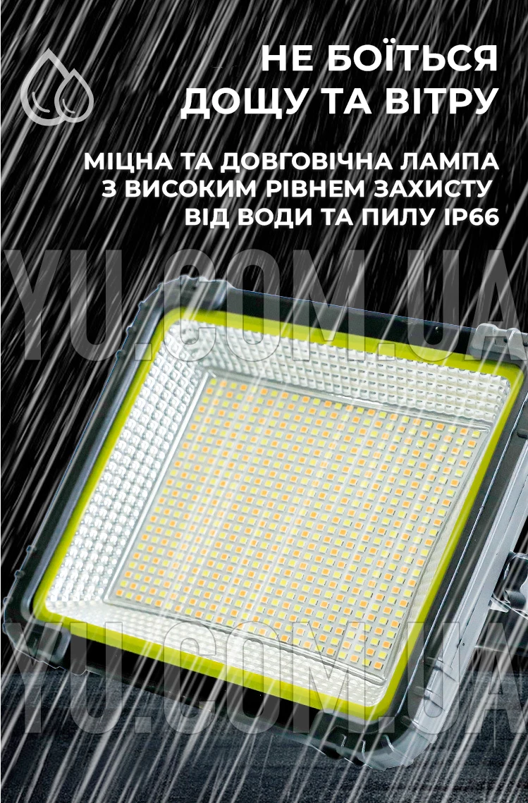 Прямоугольная LED лампа с аккумулятором для фотостудии MM600 водостойкая