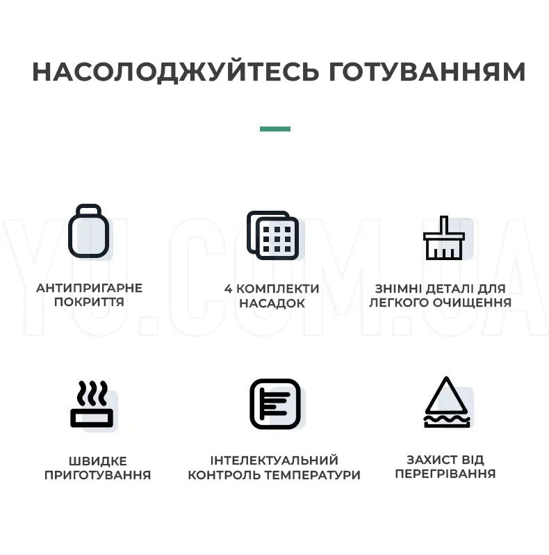 Побутова електрична бутербродниця мультипекар 4 в 1 DOMOTEC MS-7704 вафельниця горішниця гриль-тостер