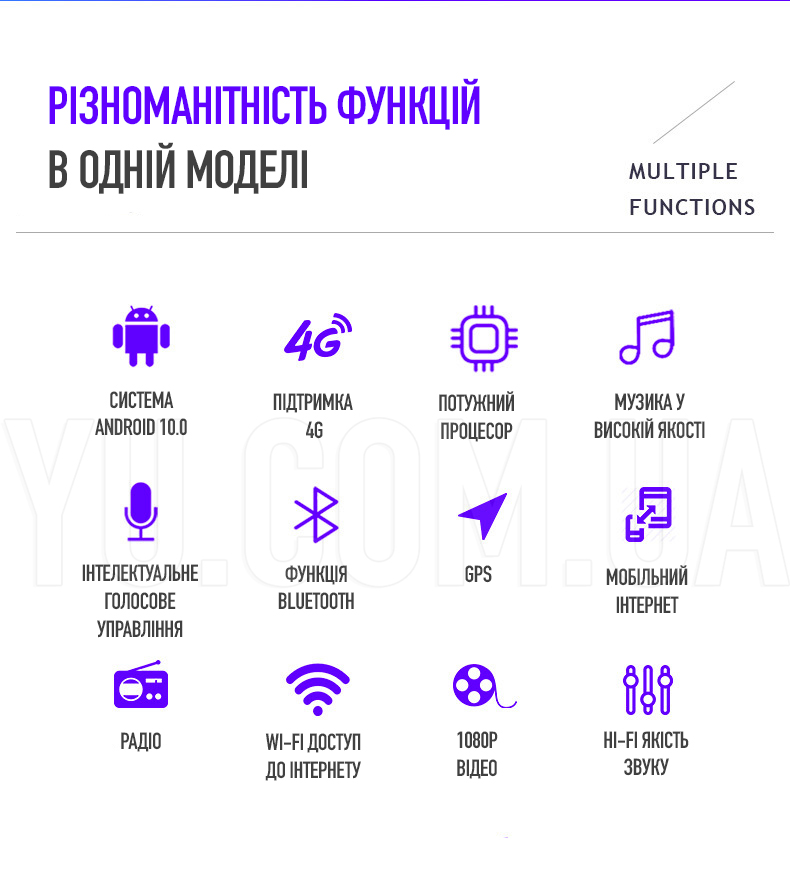 Мультимедійна автомагнітола PI-201B BMW 2DIN Android 10.0 3/32Gb Bluetooth/GPS/Wi-Fi екран 10" Мультимедійна автомагнітола PI-201B BMW 2DIN Android 10.0 3/32Gb Bluetooth/GPS/Wi-Fi екран 10"