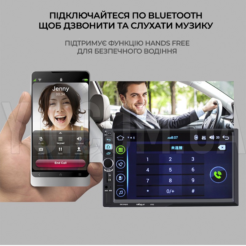 Автомагнітола 2DIN PI-8702 ANDROID GPS 7-дюймовий екран (1GB RAM + 16GB ROM) Автомагнітола 2DIN PI-8702 ANDROID GPS 7-дюймовий екран (1GB RAM + 16GB ROM)