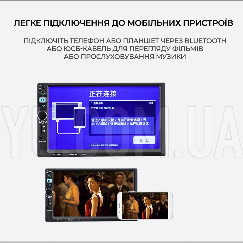 Автомагнітола 2DIN PI-8702 ANDROID GPS 7-дюймовий екран (1GB RAM + 16GB ROM) Автомагнітола 2DIN PI-8702 ANDROID GPS 7-дюймовий екран (1GB RAM + 16GB ROM)
