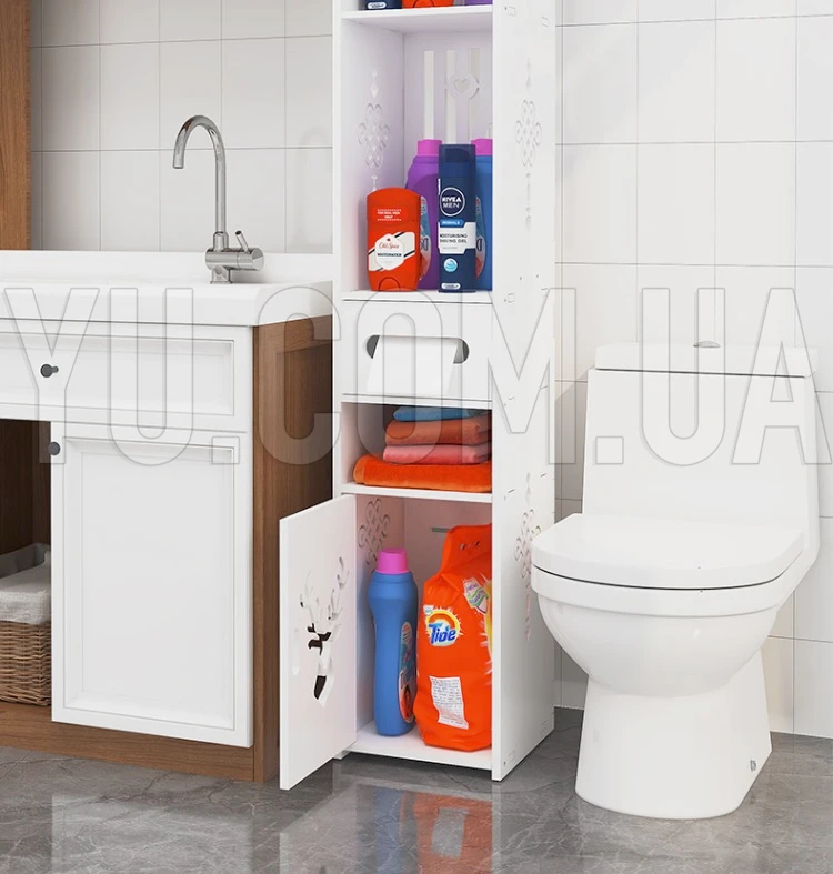 Полка стеллаж в ванную комнату PK-08 120*20*20 см
