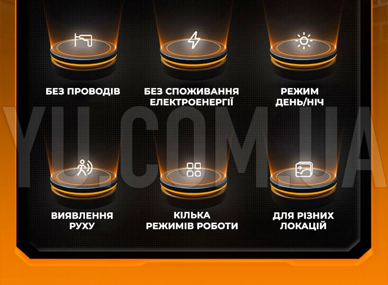 Вуличний прожектор/ліхтар PP-897C з пультом керування Вуличний прожектор/ліхтар PP-897C з пультом керування