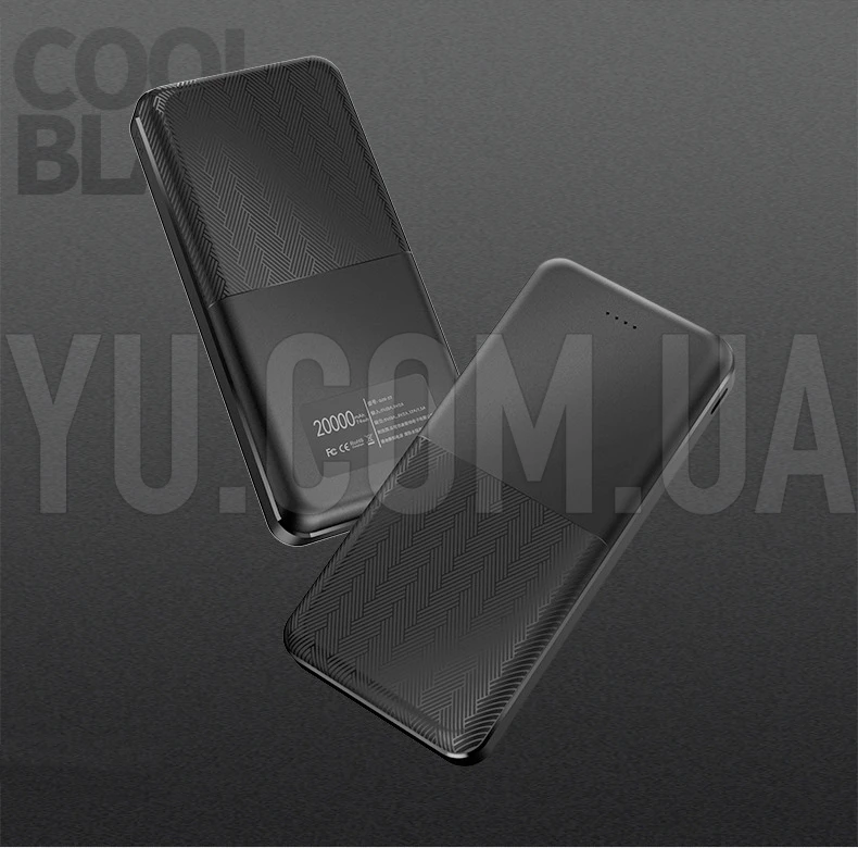 Зовнішній акумулятор Power Bank INKAX PV-61 20000 mAh Зовнішній акумулятор Power Bank INKAX PV-61 20000 mAh