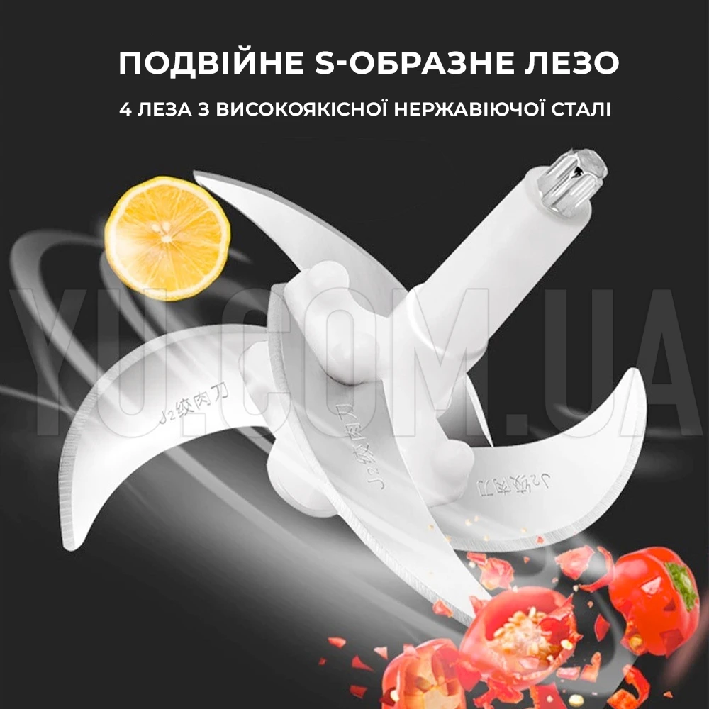 Измельчитель продуктов комбайн кухонный RAF R7011 2 скорости 600 Вт со стеклянной чашей 2л Измельчитель продуктов комбайн кухонный RAF R7011 2 скорости 600 Вт со стеклянной чашей 2л