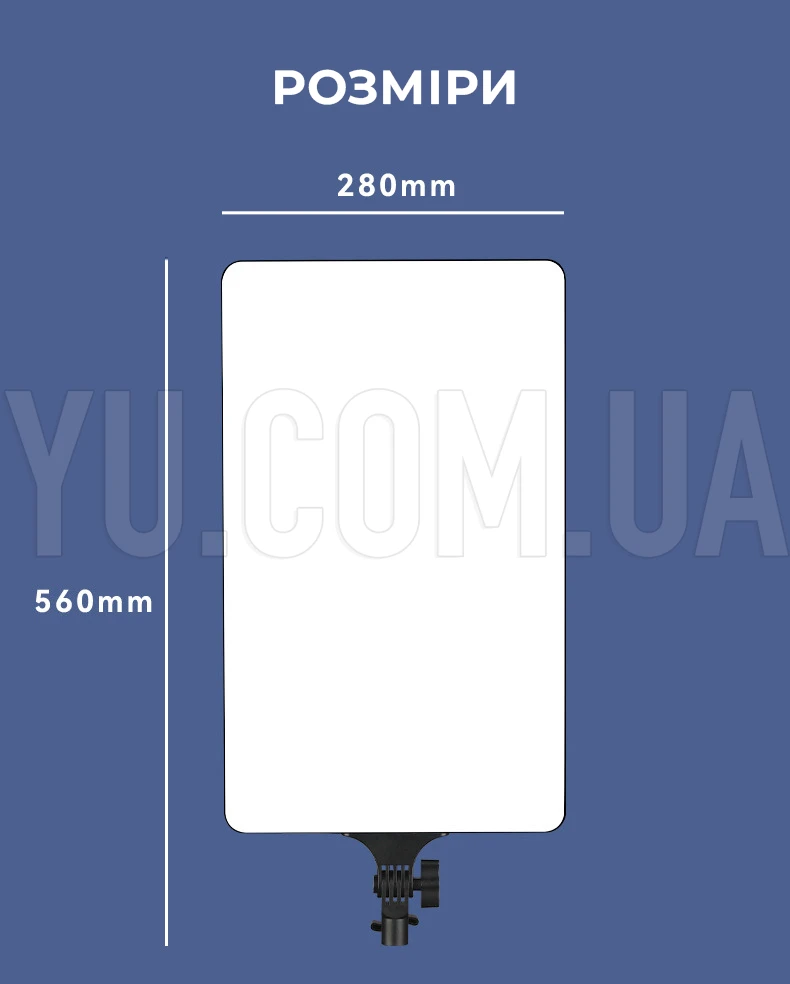 Прямокутна LED світлодіодна селфі RL-24 лампа для фотостудії (2800-7500K) з пультом ДУ Прямокутна LED світлодіодна селфі RL-24 лампа для фотостудії (2800-7500K) з пультом ДУ