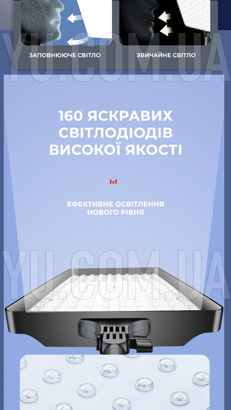 Прямокутна LED світлодіодна селфі RL-24 лампа для фотостудії (2800-7500K) з пультом ДУ Прямокутна LED світлодіодна селфі RL-24 лампа для фотостудії (2800-7500K) з пультом ДУ
