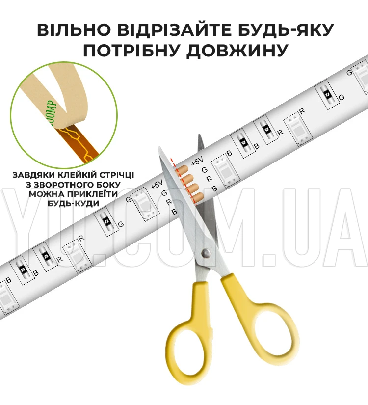Светодиодная лента LED RGB USB APP SF-20, самоклеящаяся, 5 м, с пультом ДУ, на 300 диодов
