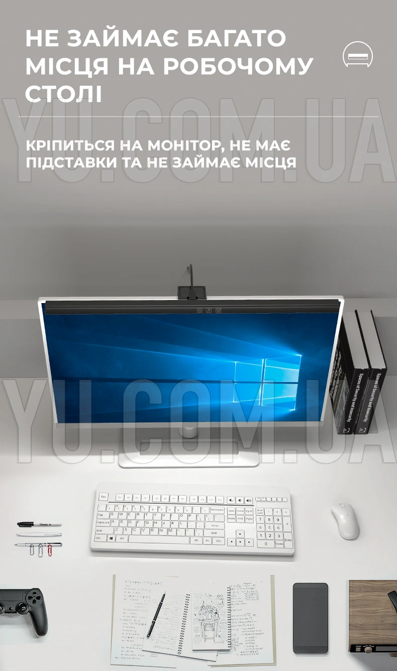 Компьютерная лампа TB-30SC скринбар для монитора трехцветная 5W 3000-6000K USB