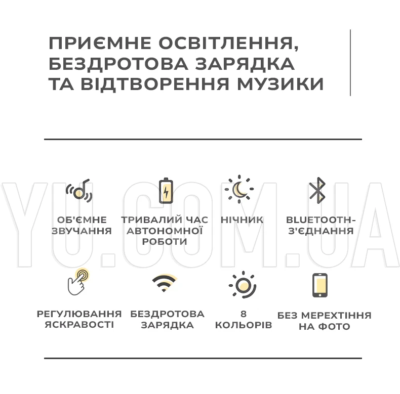 Настільний світильник нічник з бездротовою зарядкою телефону Місяць із зіркою TB-35SLIWBT bluetooth-колонка Настільний світильник нічник з бездротовою зарядкою телефону Місяць із зіркою TB-35SLIWBT bluetooth-колонка