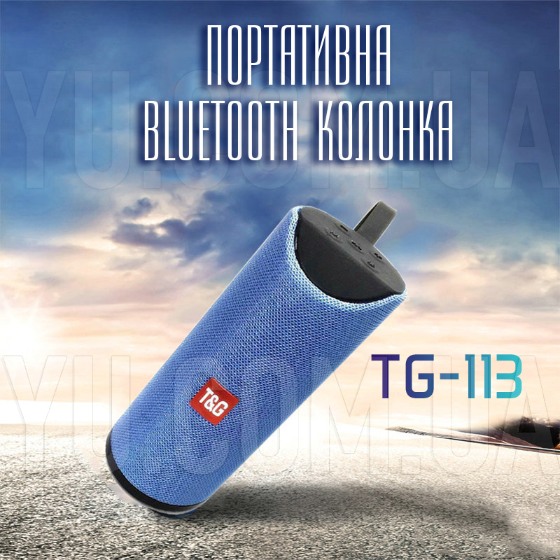 Портативна Bluetooth колонка T&G вологостійка TG-113 Портативна Bluetooth колонка T&G вологостійка TG-113