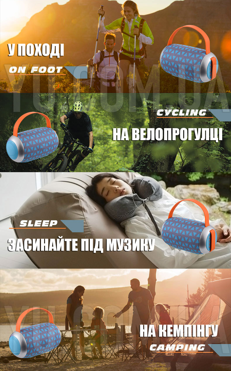Портативна колонка TG-112 з USB+SD+ Bluetooth+ FM радіо Портативна колонка TG-112 з USB+SD+ Bluetooth+ FM радіо