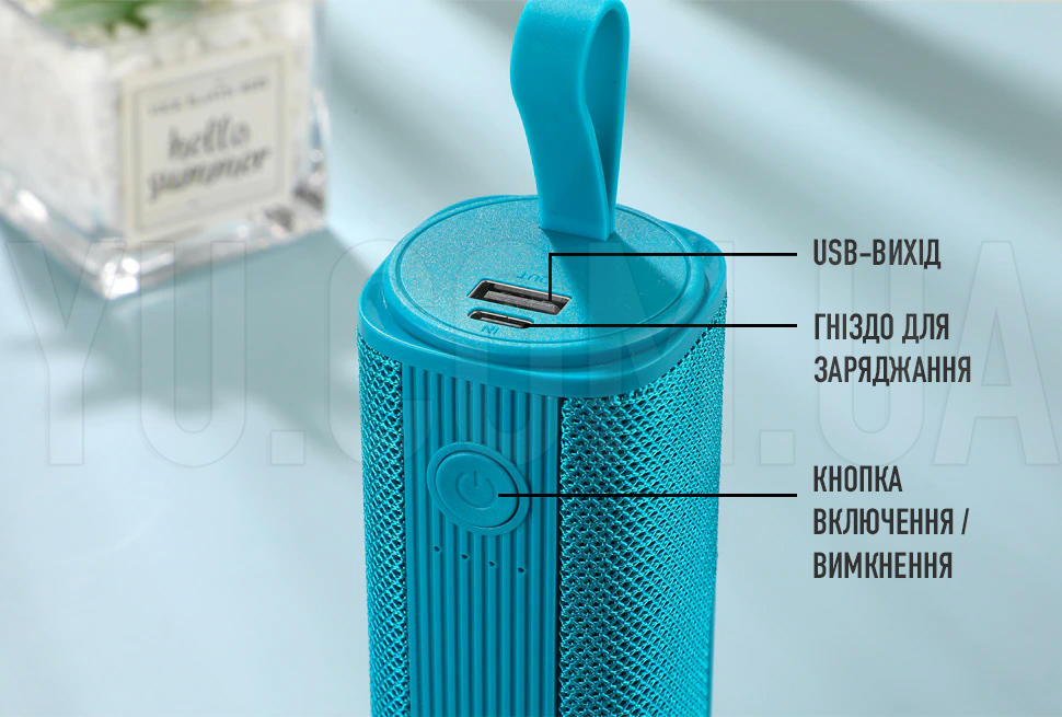 Портативна Bluetooth колонка з бездротовими навушниками TG807