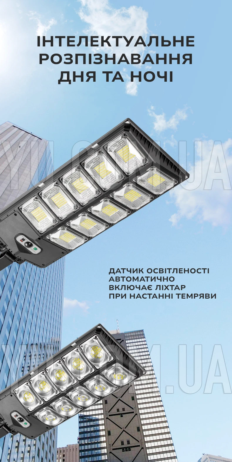 Світлодіодний сонячний світильник з датчиком руху W789A-5 Світлодіодний сонячний світильник з датчиком руху W789A-5