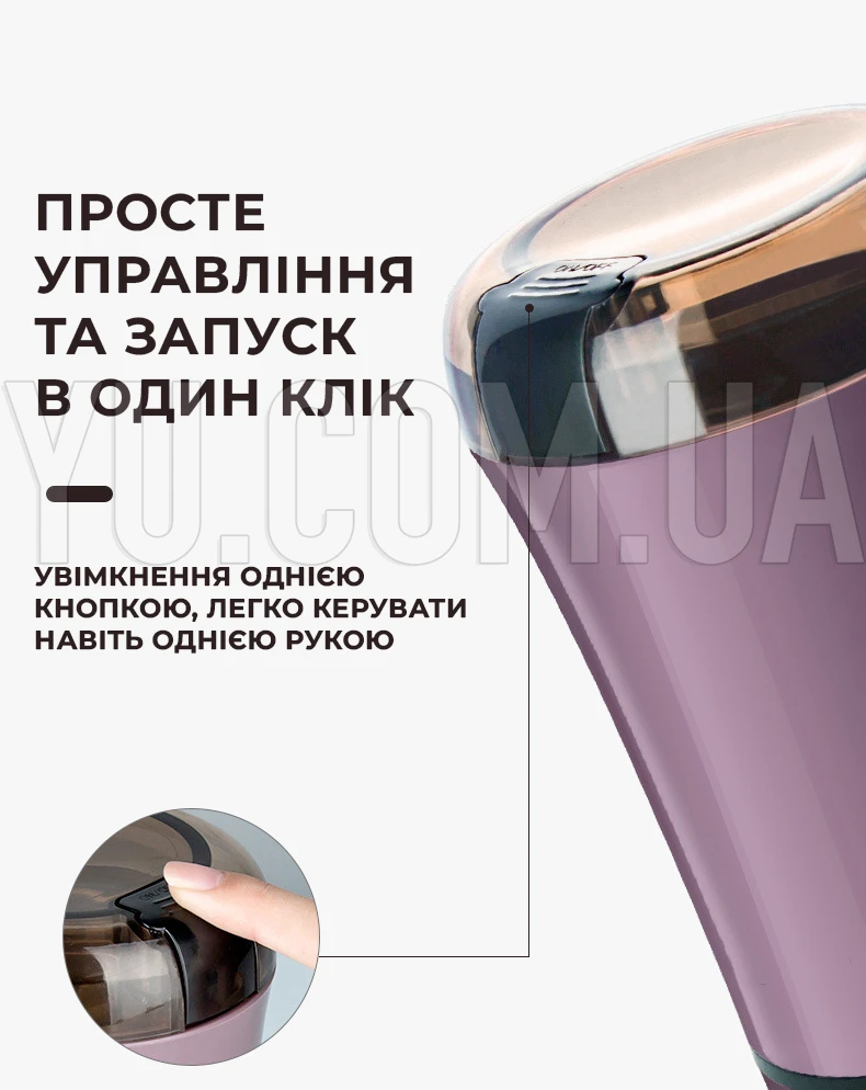 Кавомолка електрична polisher XL-742 металевий млин універсальний для спецій та кави Кавомолка електрична polisher XL-742 металевий млин універсальний для спецій та кави