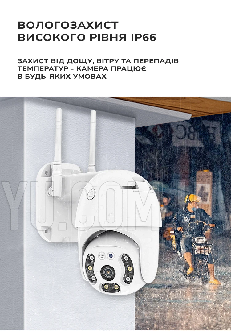 Камера відеоспостереження PTZ вулична WiFi 2mp (ICSEE) поворотна з мікрофоном 1080P Full HD Камера відеоспостереження PTZ вулична WiFi 2mp (ICSEE) поворотна з мікрофоном 1080P Full HD