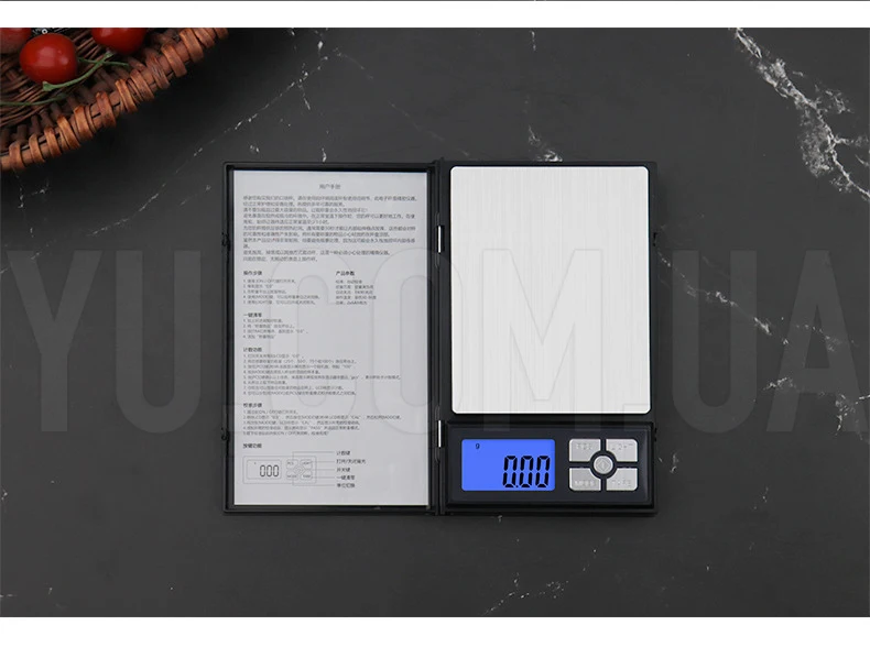 Кишенькові аптечні ювелірні ваги з цифровим LCD дисплеєм 500 г / 0,01 г NOTEBOOK YZ-1727