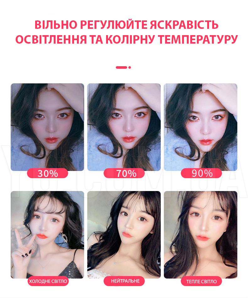 Кольцевая Led Лампа ZB-F348 диаметром 45 см + Пульт ДУ (+3 крепления для телефона) для блогера селфи фотографа визажиста Кольцевая Led Лампа ZB-F348 диаметром 45 см + Пульт ДУ (+3 крепления для телефона) для блогера селфи фотографа визажиста