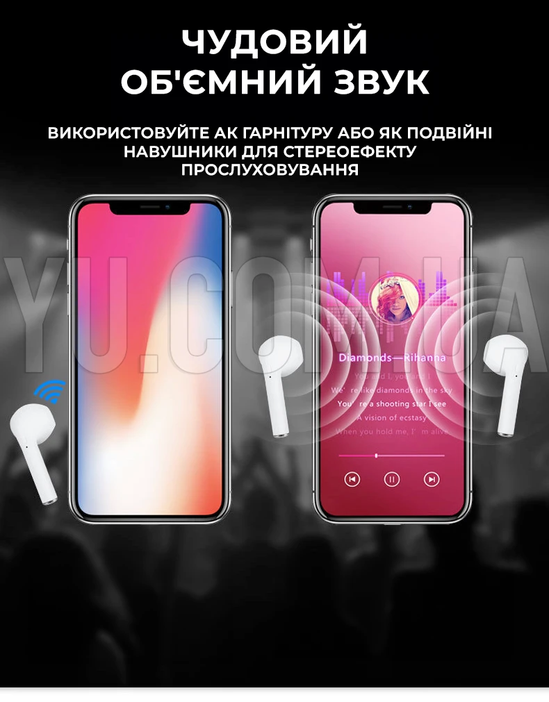 Бездротові Bluetooth Навушники i9P TWS Бездротові Bluetooth Навушники i9P TWS