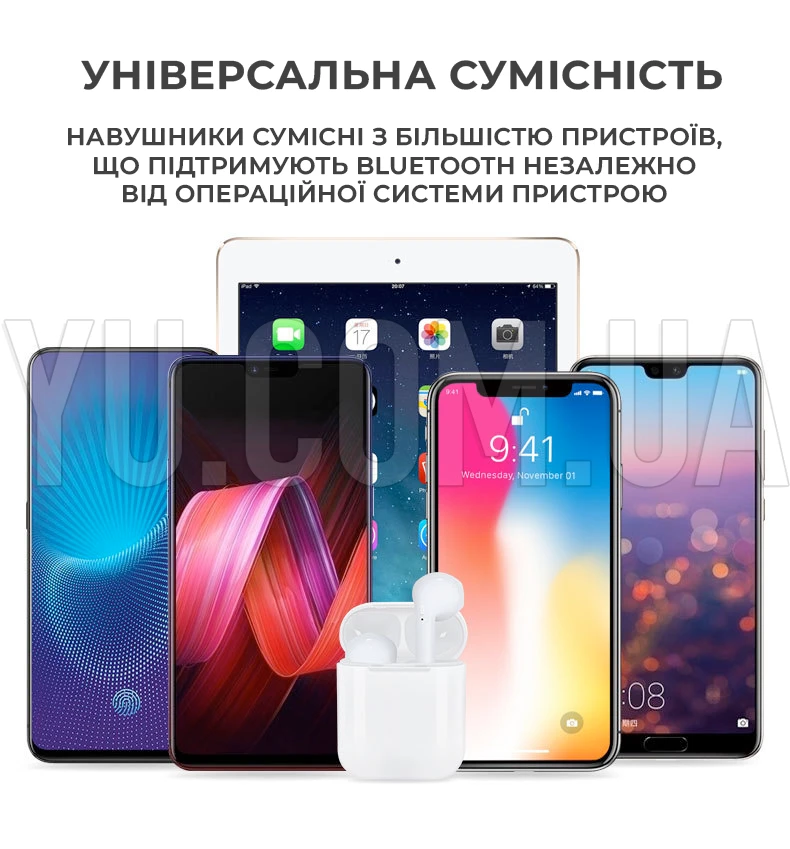 Бездротові Bluetooth Навушники i9P TWS Бездротові Bluetooth Навушники i9P TWS