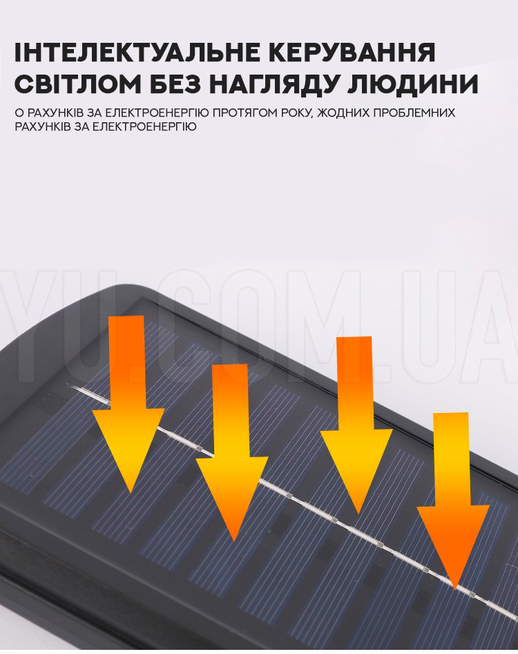 Вуличний ліхтар на стовп Bailong ДУ Solar день-ніч BL-BK-120-4COB Вуличний ліхтар на стовп Bailong ДУ Solar день-ніч BL-BK-120-4COB