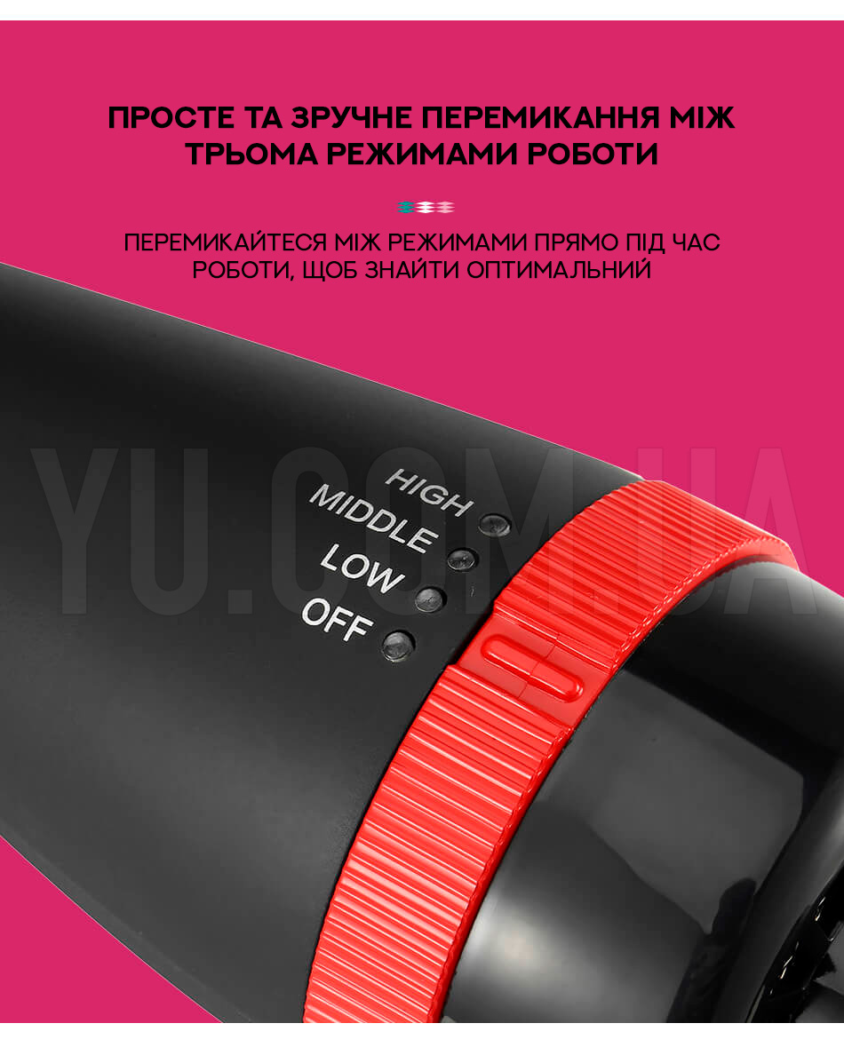 Фен-щітка для волосся VGR V-416 3в1 Фен-щітка для волосся VGR V-416 3в1