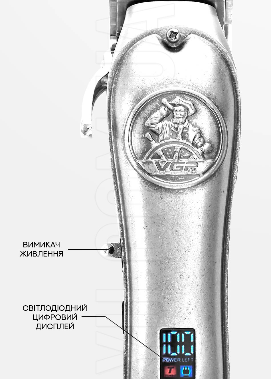 Професійна електрична машинка для стрижки волосся V-658 Професійна електрична машинка для стрижки волосся V-658